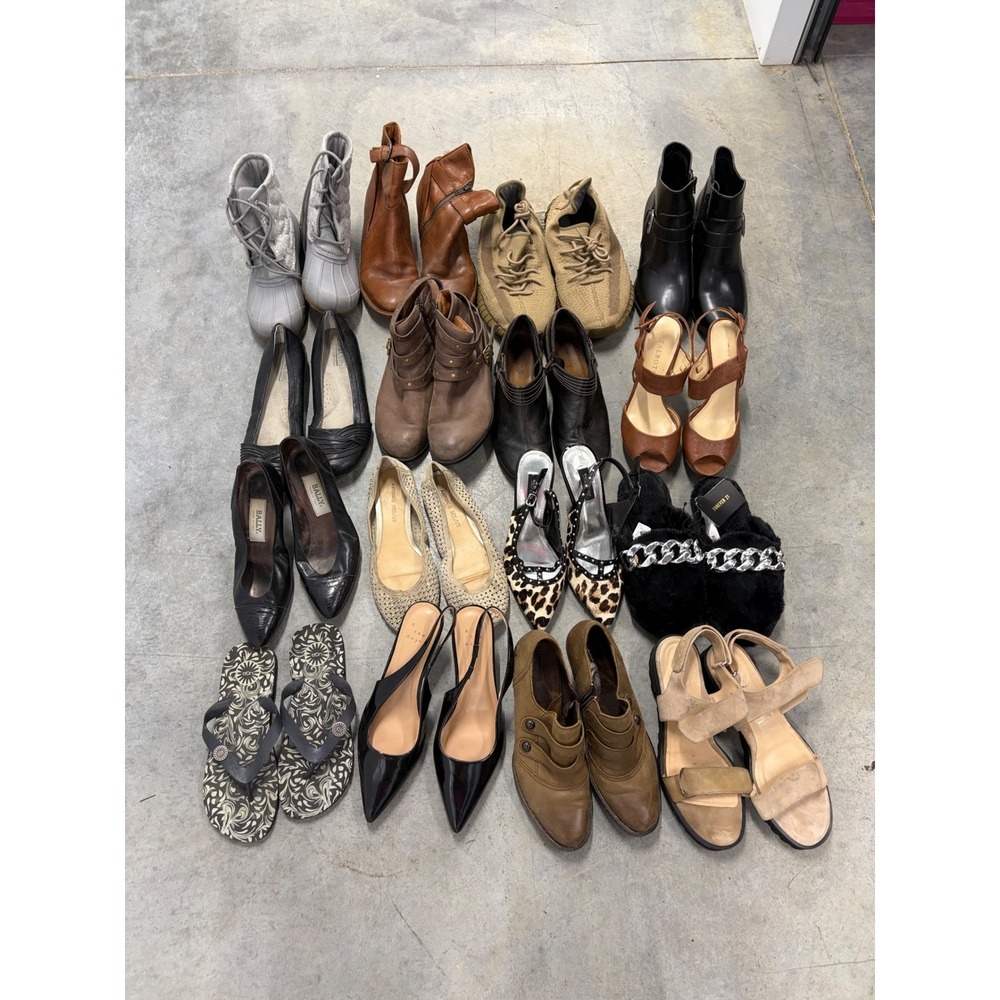 UGG, Bally, Vionic Women's Shoe Reseller Wholesale Bundle Lot 16 Pairs